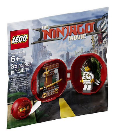 LEGO Minifigure-Kai's Dojo Pod polybag-Ninjago-5004916-1-Creative Brick Builders